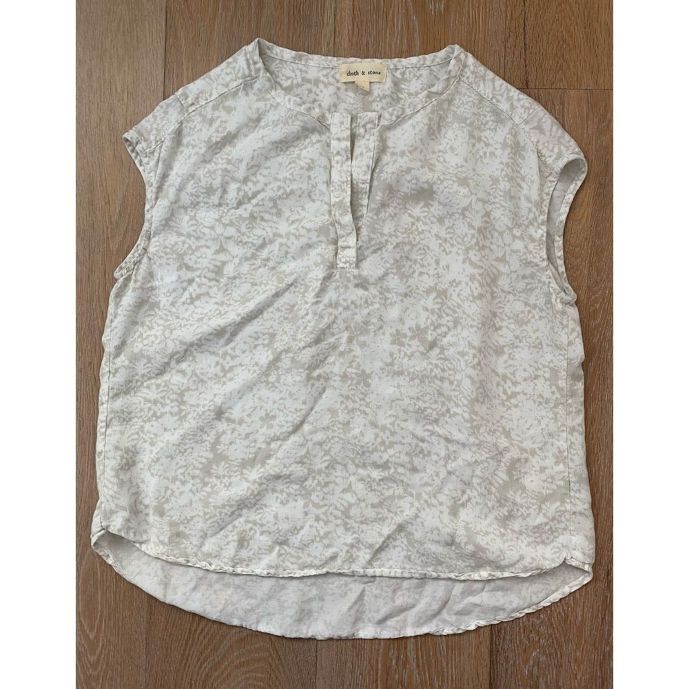 Cloth & Stone (Anthropologie) Cotton Printed Top